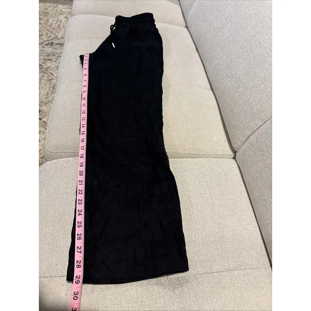 Quince XS 100% Linen Wide Leg Pants, Boho, Preppy, Beach, Resort, EUC
